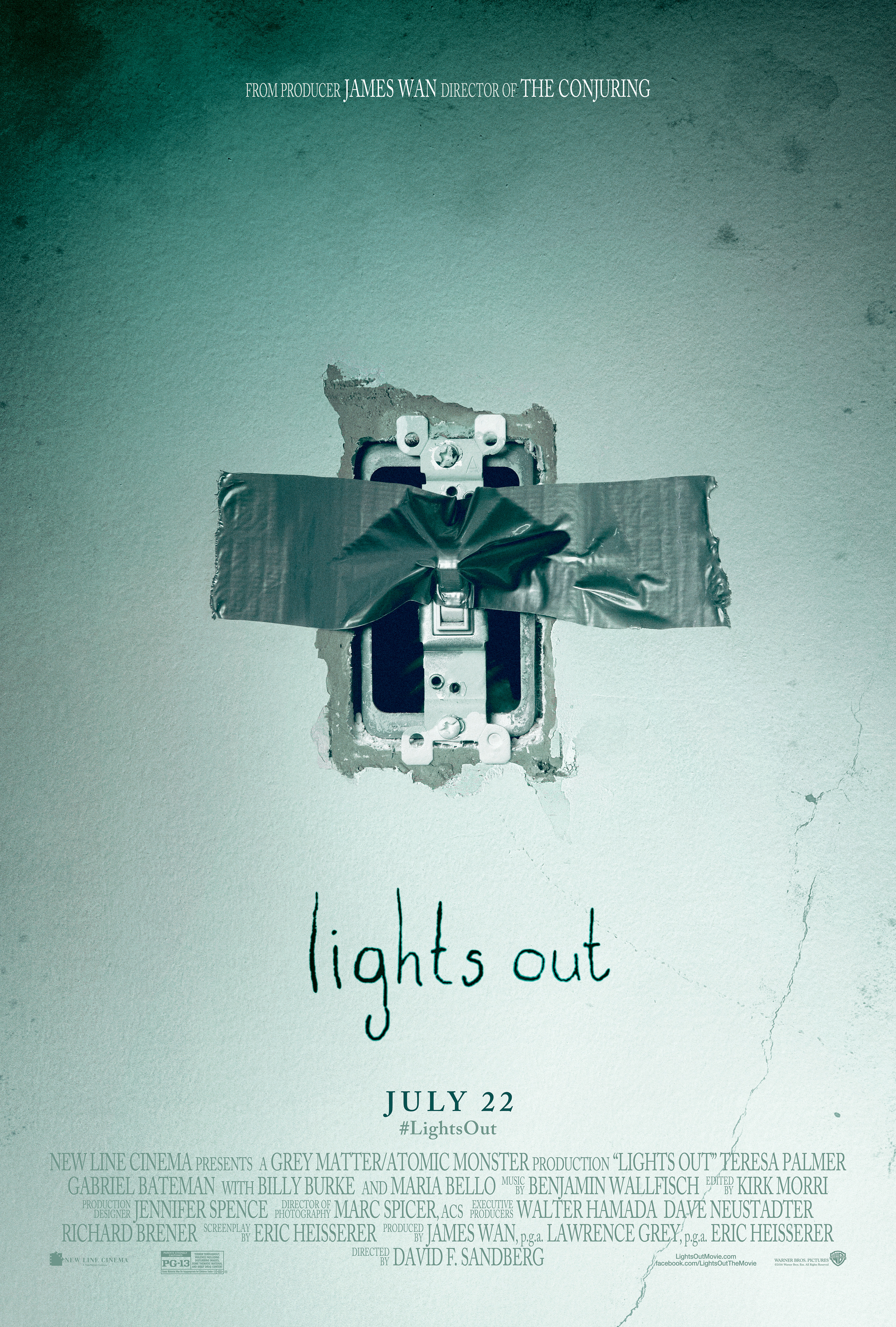 Poster de Lights out (2016)